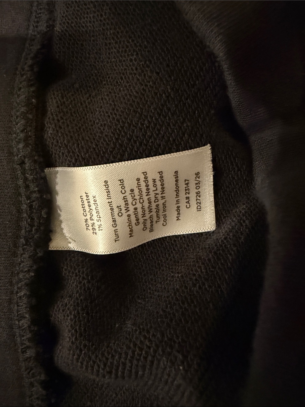 Talbots Black Women's Drawstring Jogger Pants - Picture 3 of 3
